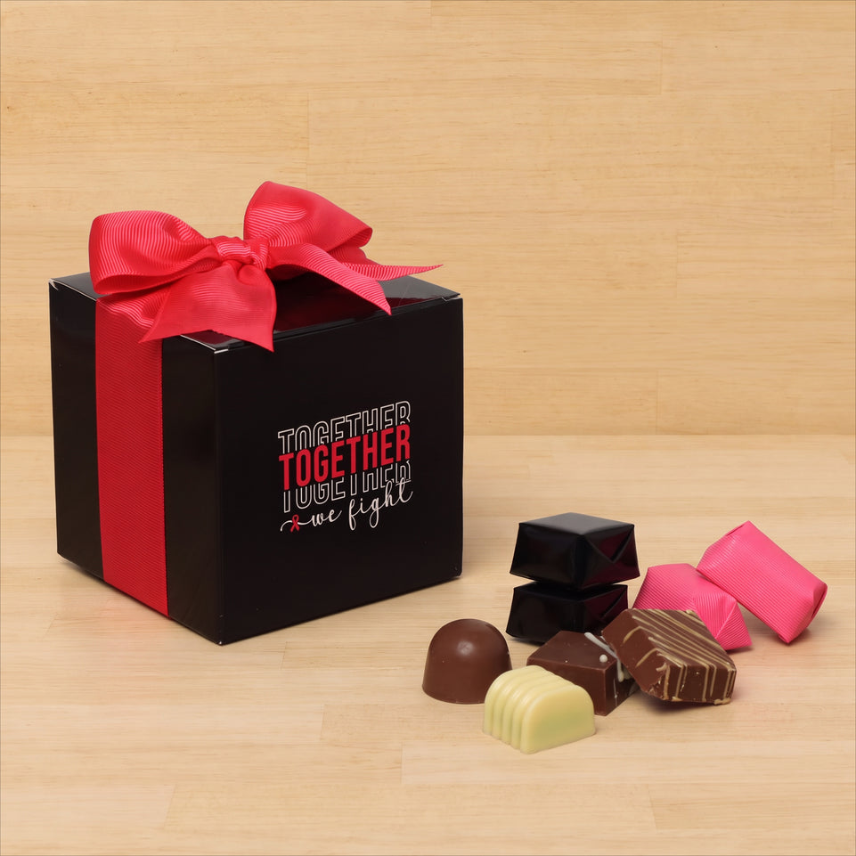 Set of 20 Together we fight designed premium chocolate soft box
