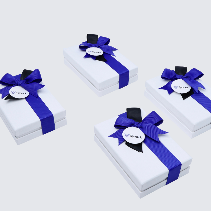 Set of 8 Corporate branded chocolate 6piece hard box