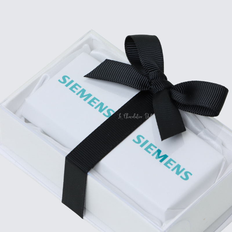 Set of 20 Corporate customized premium chocolate view top box