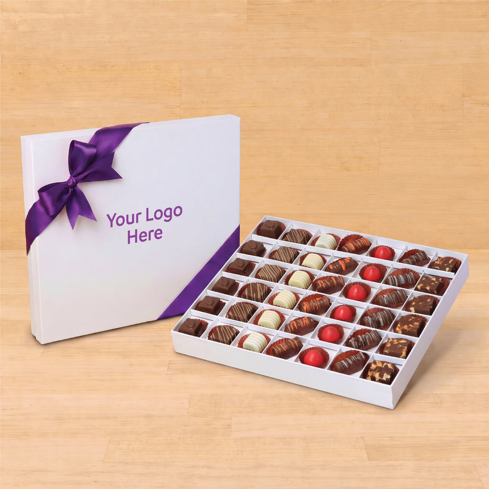 Corporate customized premium chocolate 42P hard box