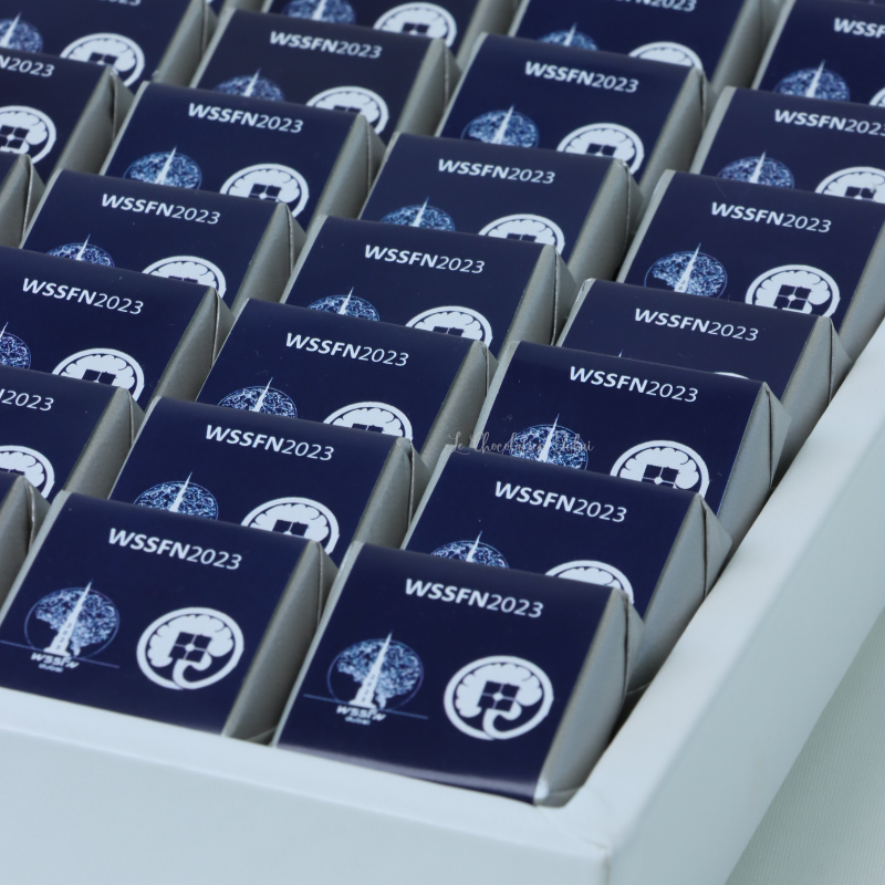 Customized branded premium chocolate leather tray