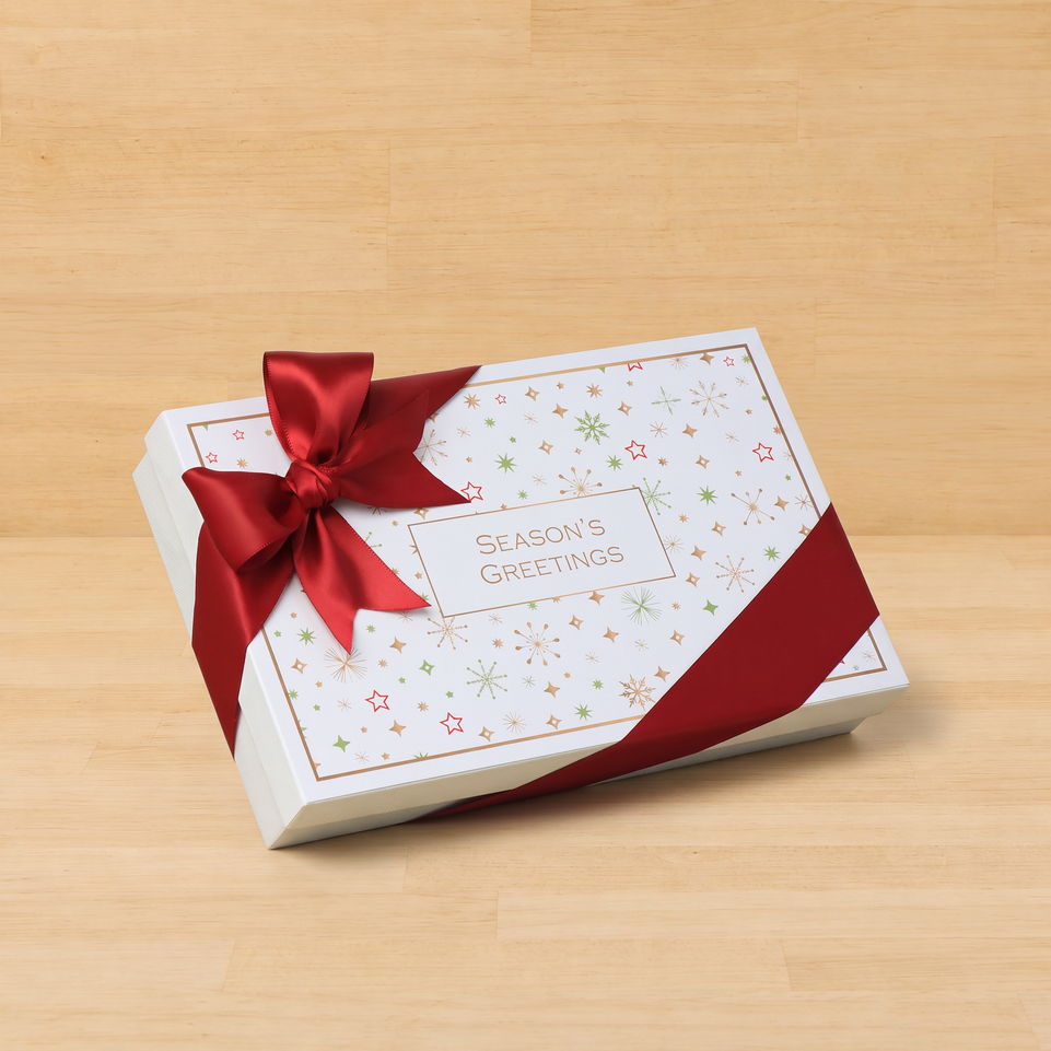 Premium Season's greetings Stars designed premium chocolate 15P hard box