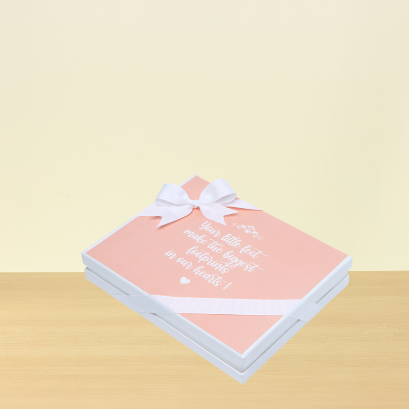 Baby feet designed chocolate hard box