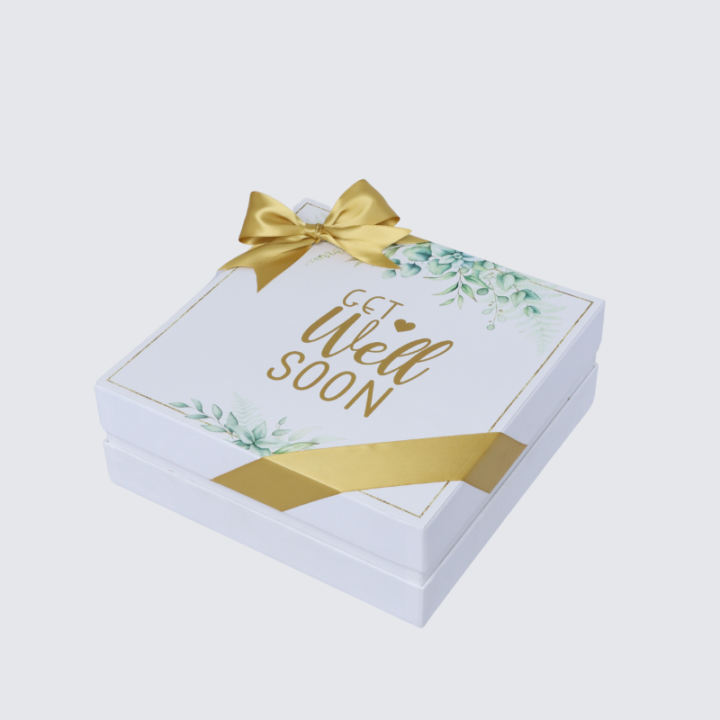 Get well soon eucalyptus designed premium chocolate hard box