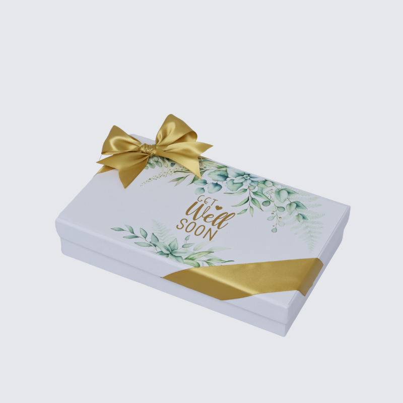 Get well soon eucalyptus designed 15-piece chocolate hard box