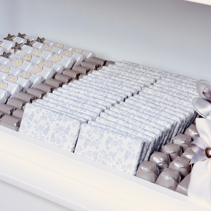 Luxury bridal decorated chocolate & sweets 2- layer tray