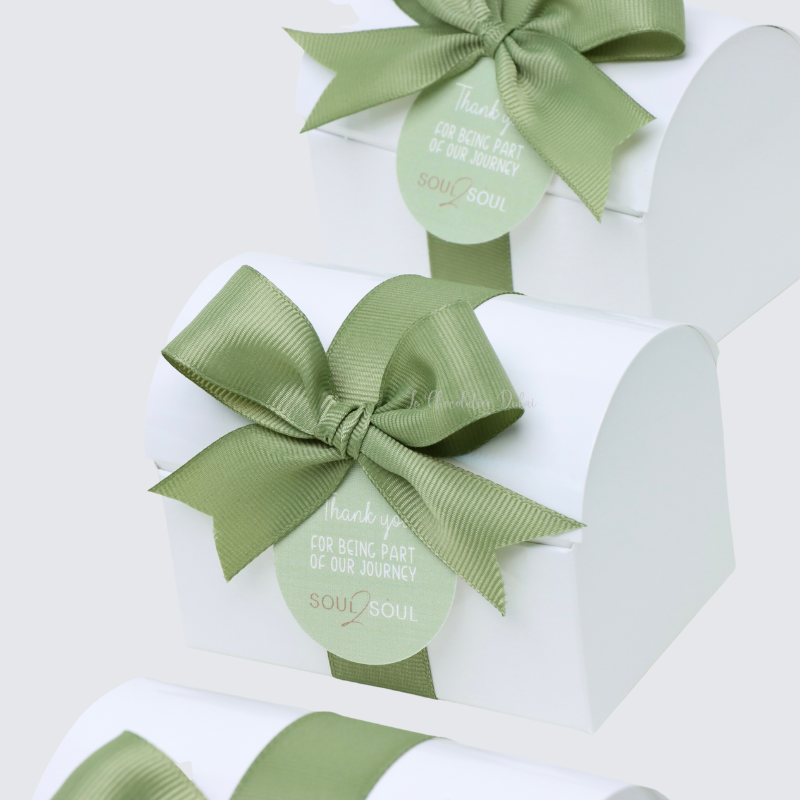 Set of 20 Corporate premium chocolate chest soft box