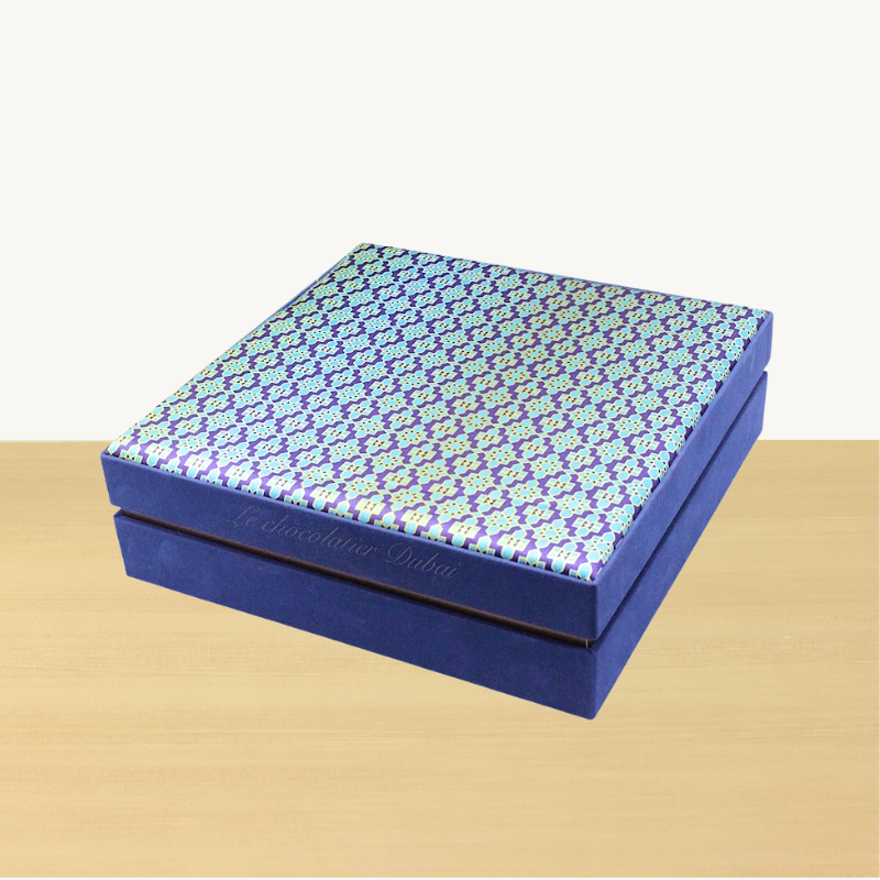 Pattern designed chocolate hard box