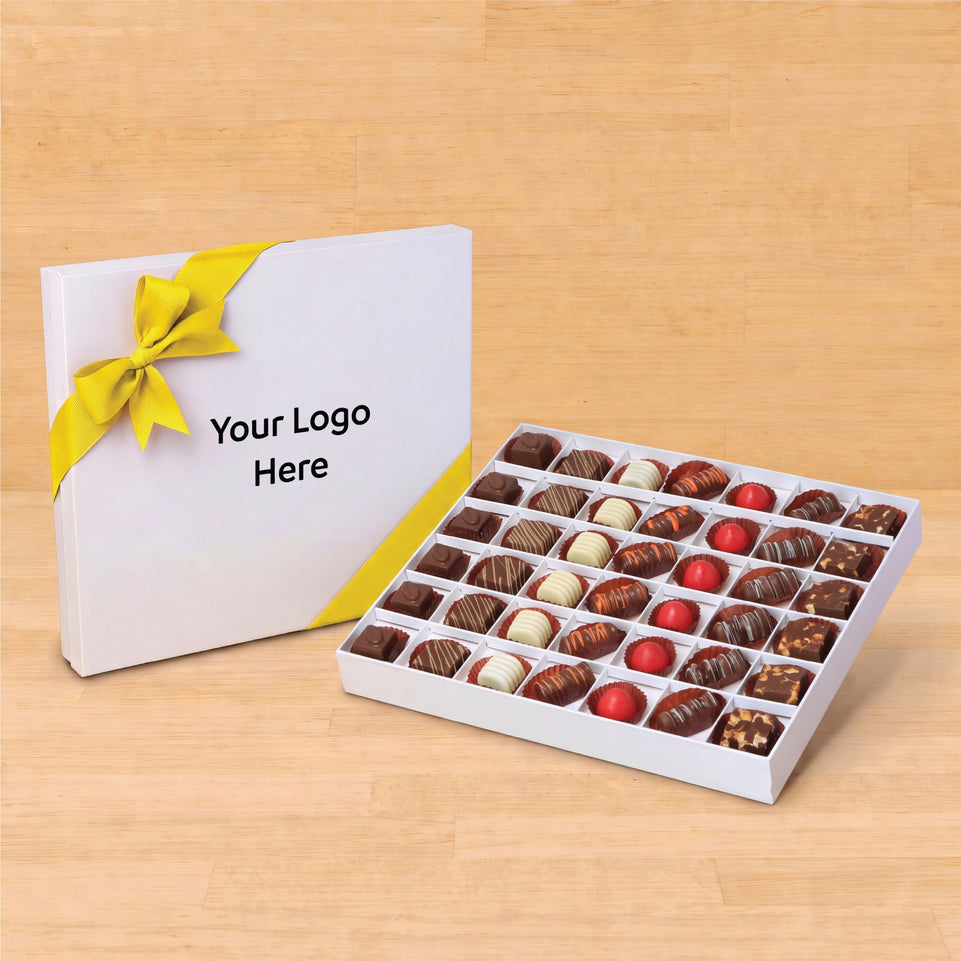 Corporate customized premium chocolate 42P hard box