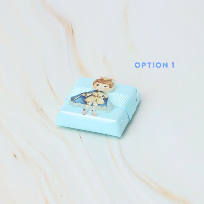 Baby boy prince acrylic decorated premium chocolate