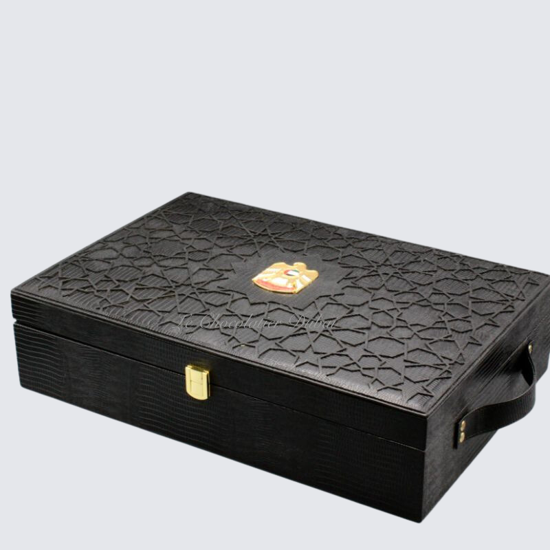 National day uae flag designed chocolate box