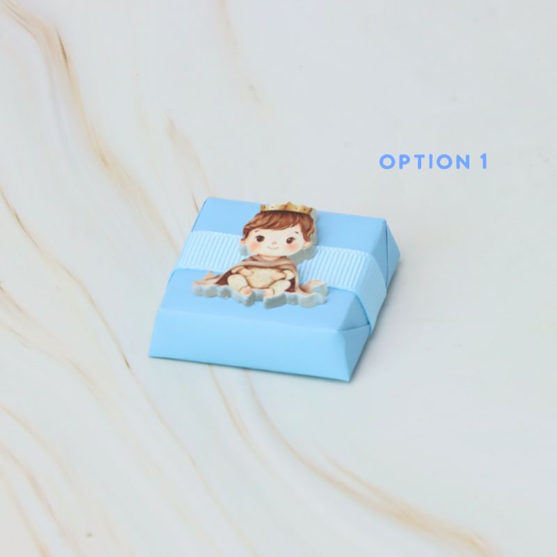 Baby prince acrylic decorated premium chocolate