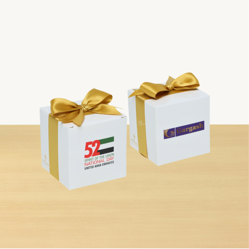 Corporate branded national day designed chocolate printed soft box