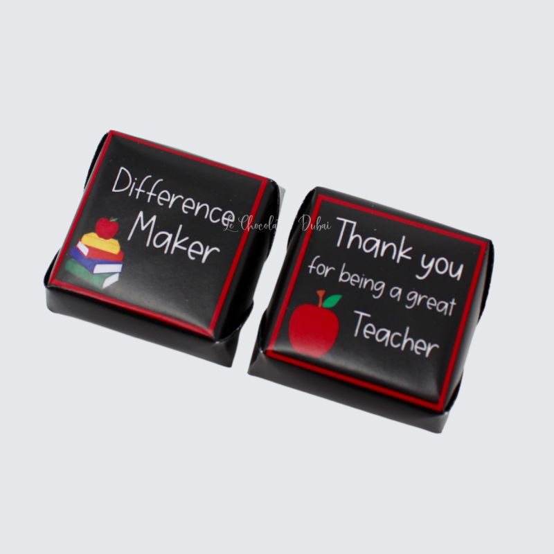 "Thank you for being a great teacher" premium loose chocolate