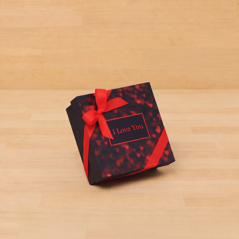 Set of 15 Heart designed "I Love You" 4P premium chocolate gift box