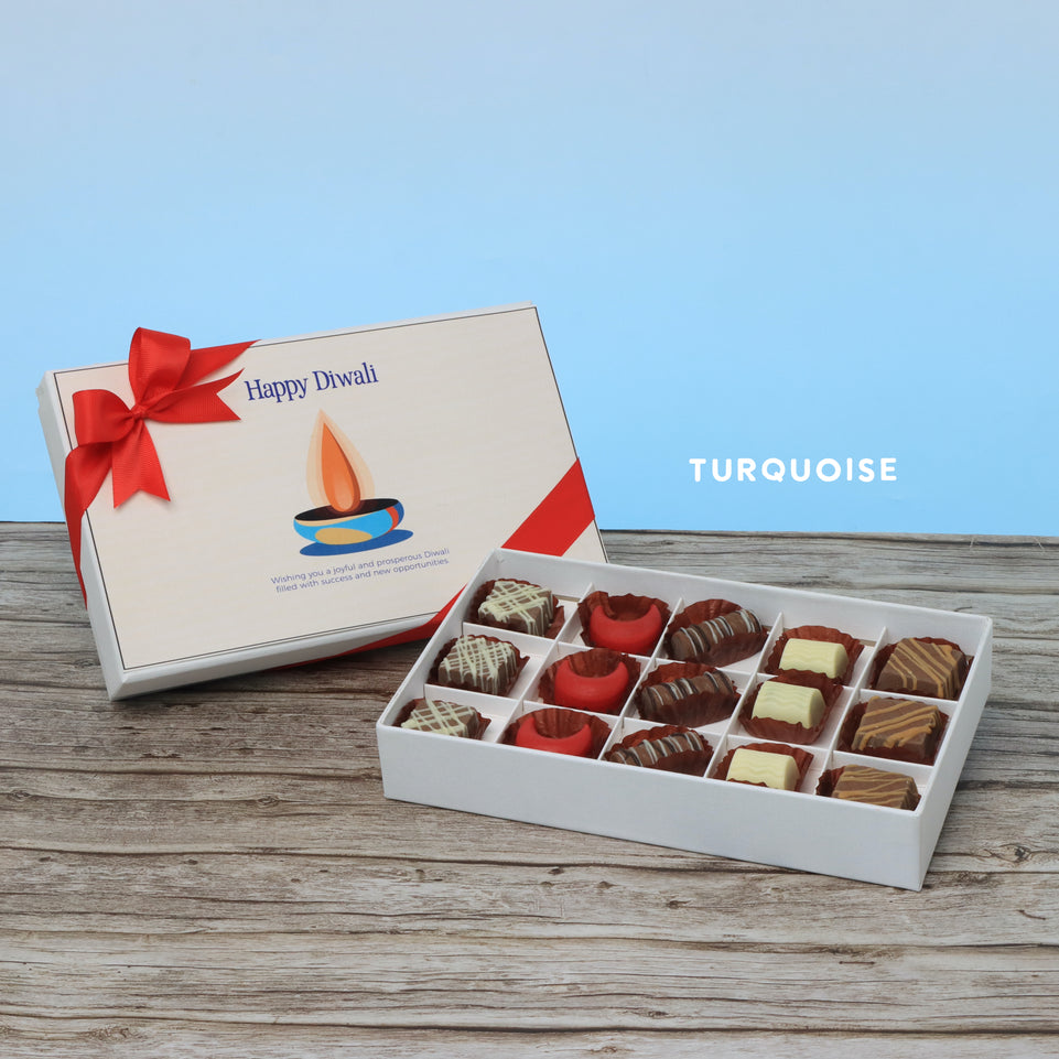Happy diwali candle designed premium chocolate 15P hard box