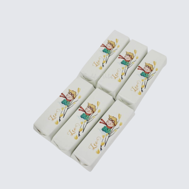 Baby little adventurer designed personalized loose chocolate