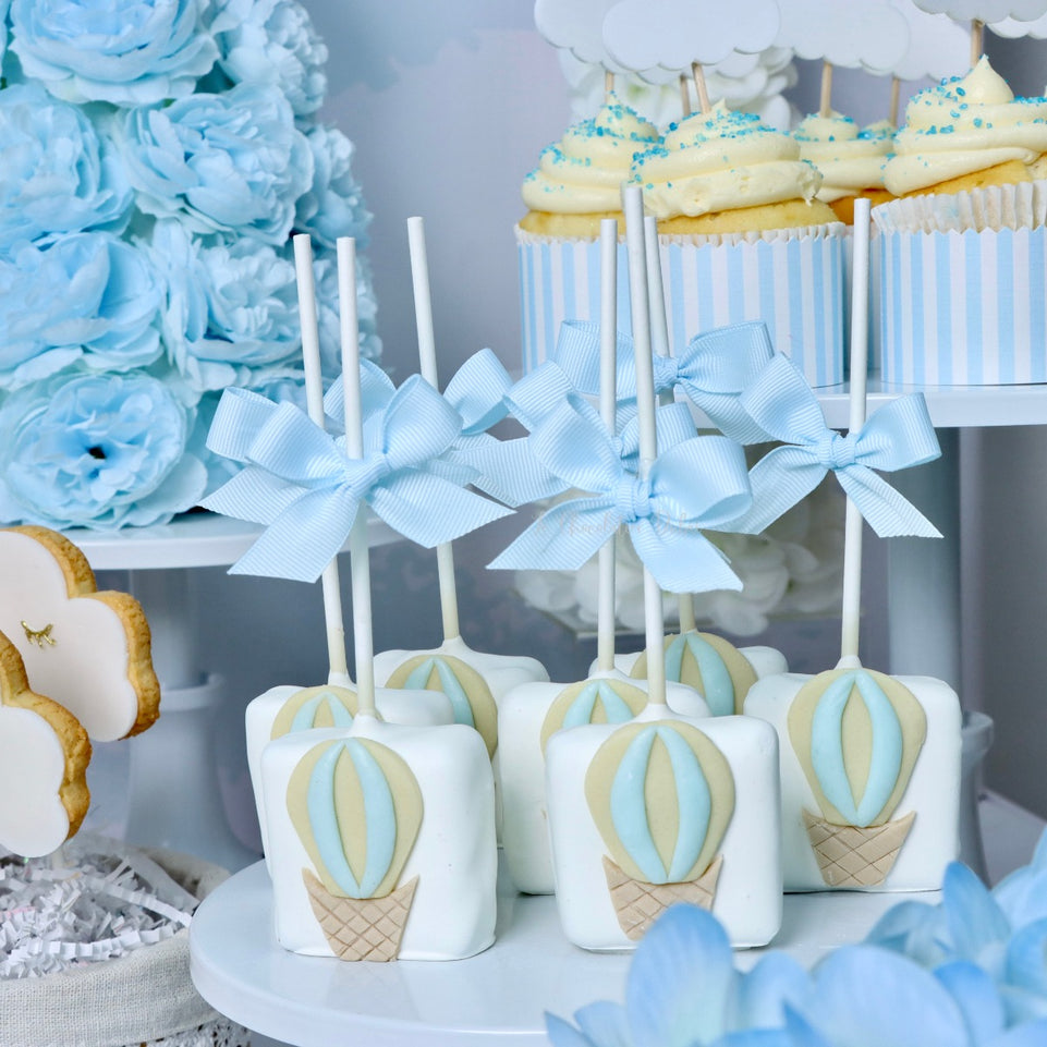 Luxury hot air baloon theme chocolate & sweets dessert tables