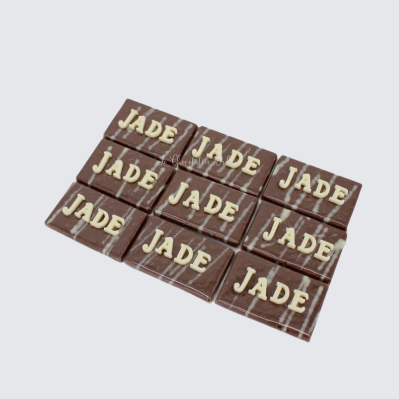 Baby personalized acrylic name loose chocolate