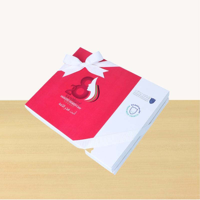 Set of 3 Corporate women Emirati's Day chocolate 20-piece hard box