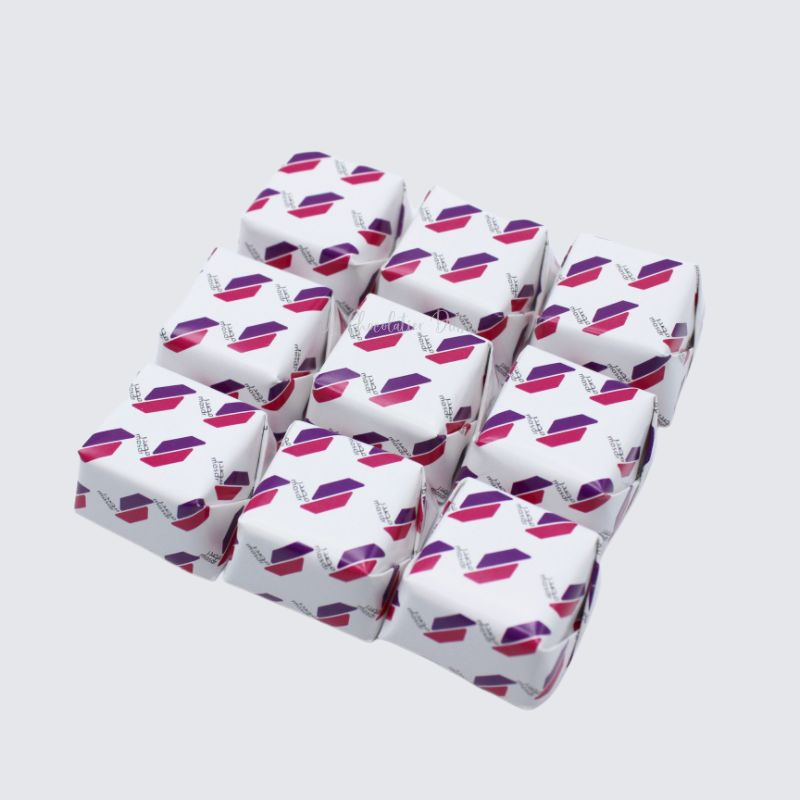 Corporate branded chocolate