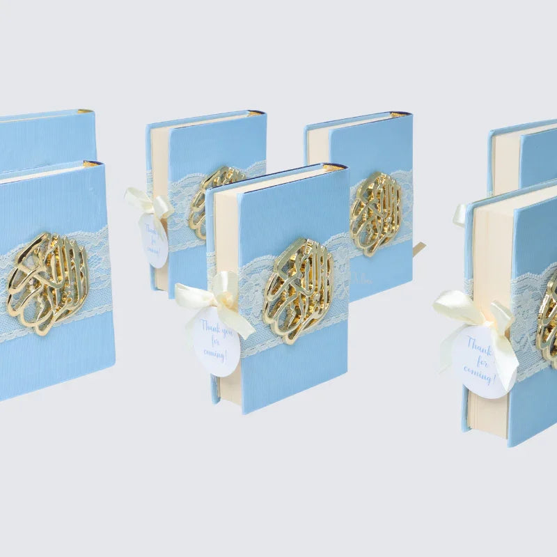Set of 20 Baby boy mashallah decorated quran giveaway