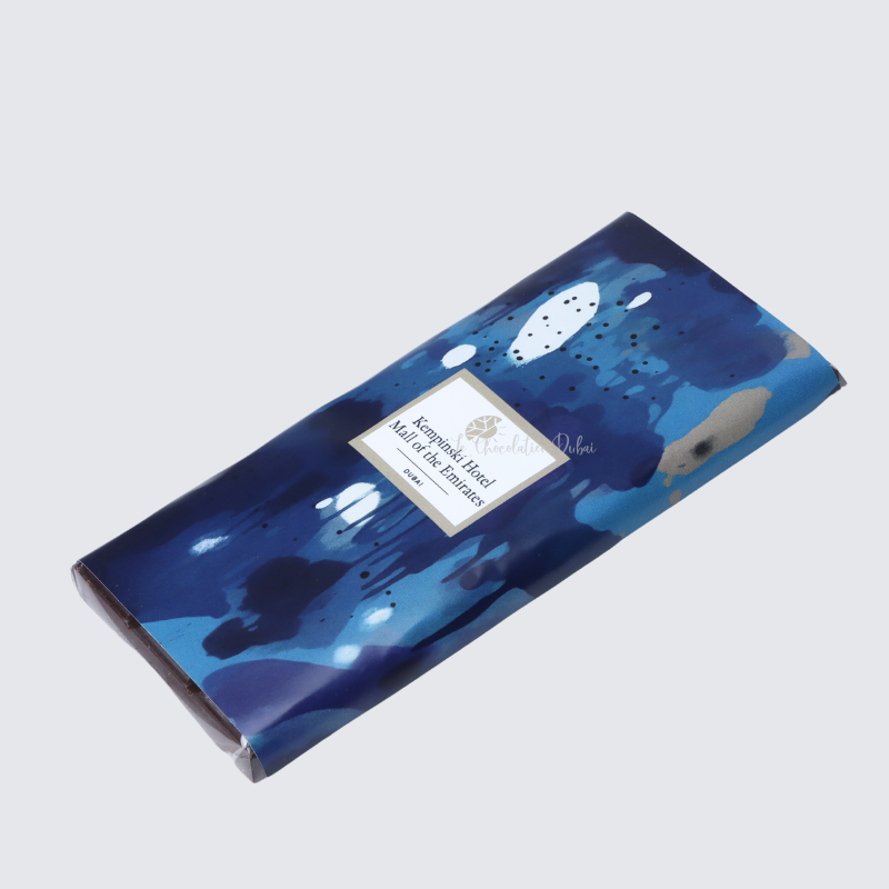 Set of 10 corporate branded plain milk loose chocolate bar
