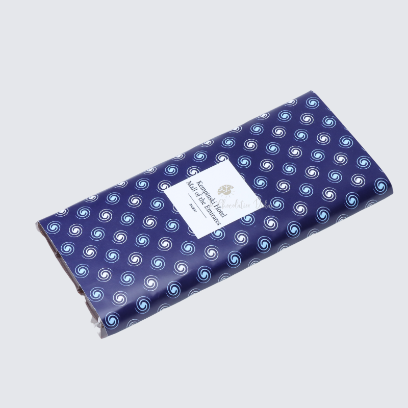 Set of 10 corporate branded plain milk loose chocolate bar