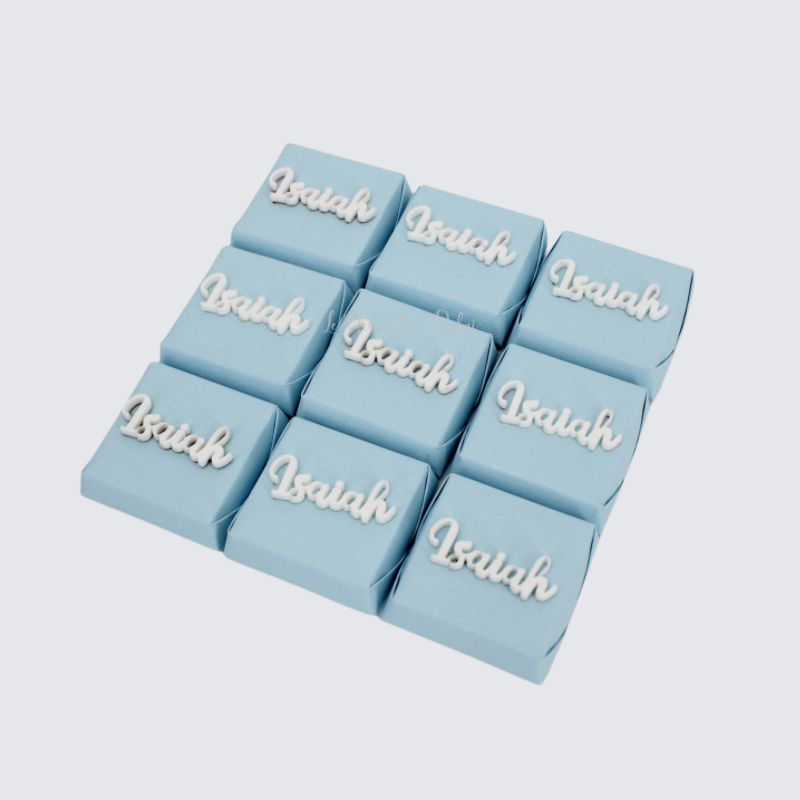 Baby Boy Acrylic name personalized chocolate