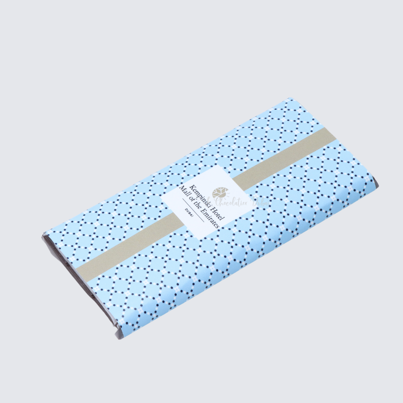 Set of 10 corporate branded plain milk loose chocolate bar