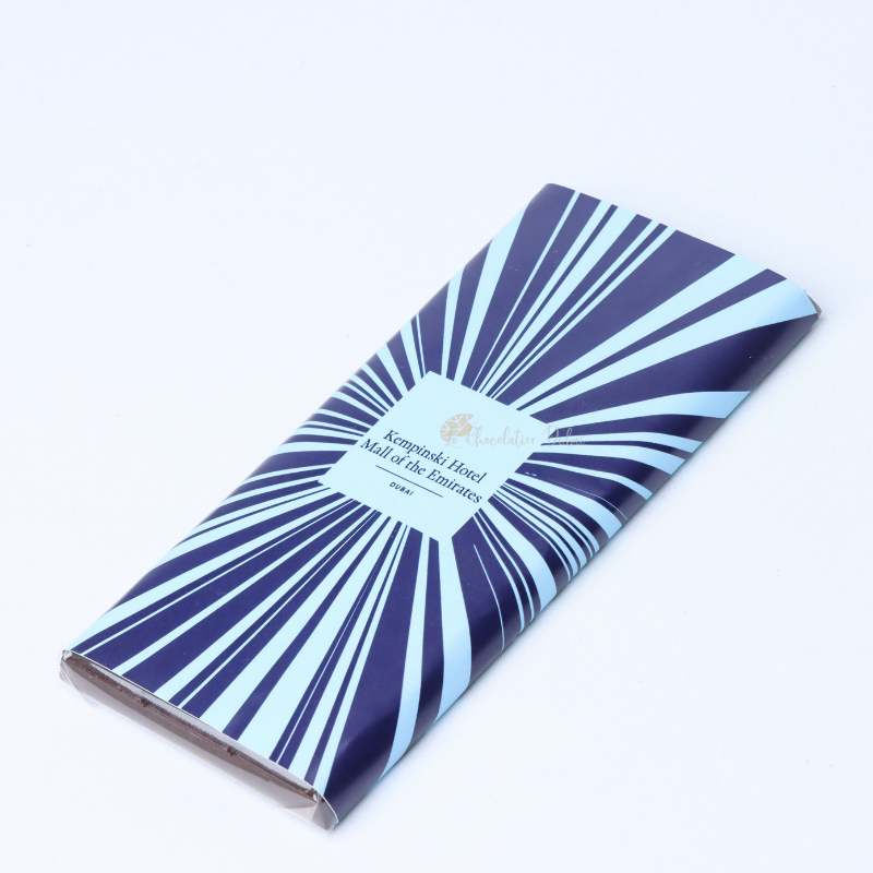 Set of 10 corporate branded plain milk loose chocolate bar