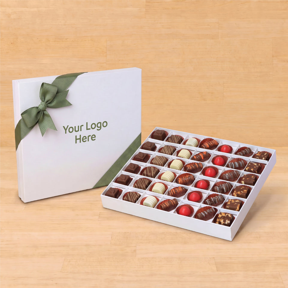 Corporate customized premium chocolate 42P hard box