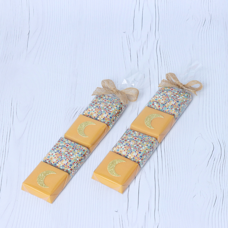 Set of 20 Ramadan eid designed 4-piece chocolate giveaway
