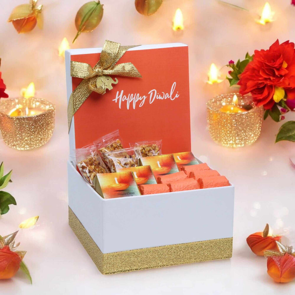 Happy diwali chocolate & sweets small hamper