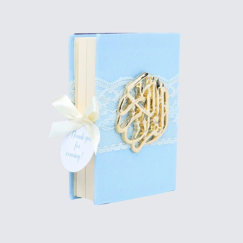 Set of 20 Baby boy mashallah decorated quran giveaway