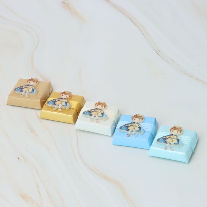 Baby boy prince acrylic decorated premium chocolate