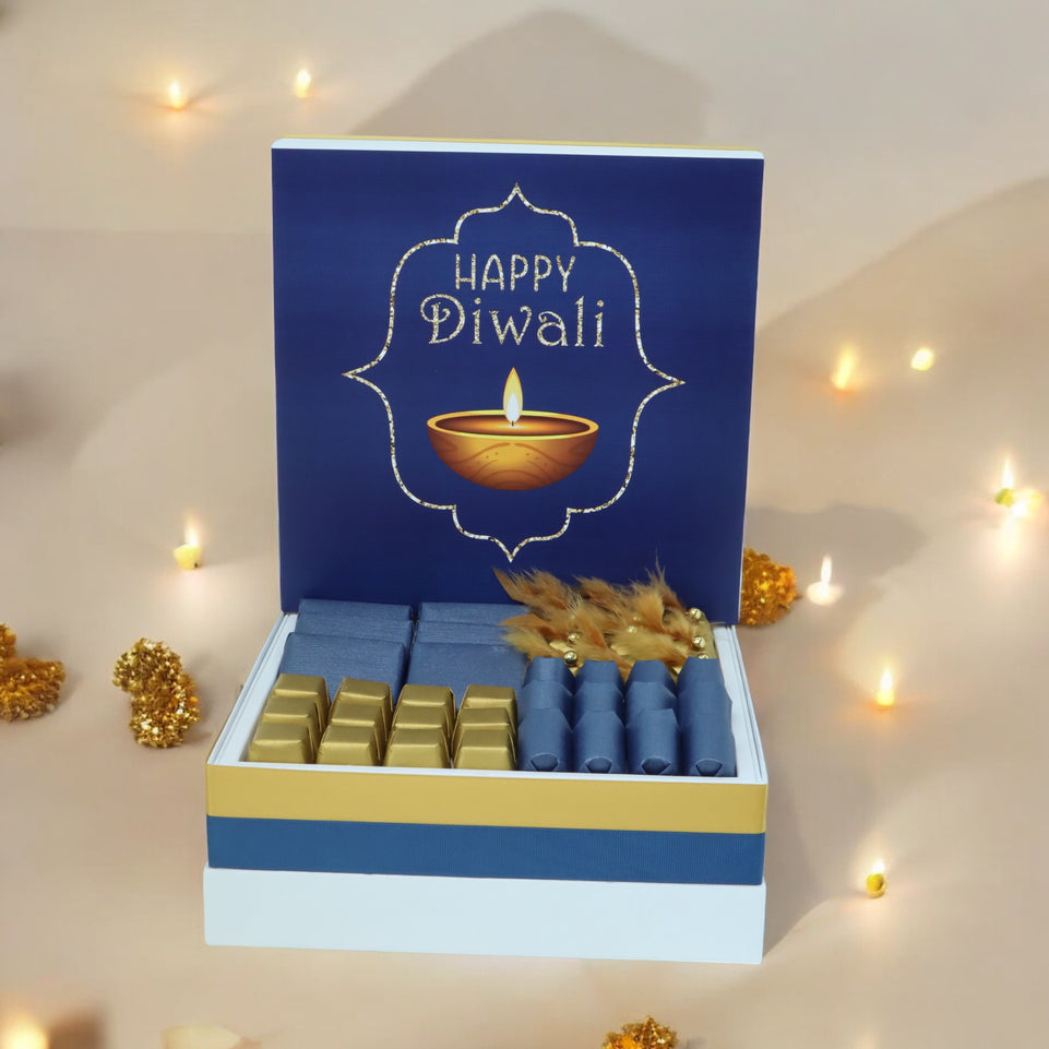 Diwali designed premium chocolate large hamper