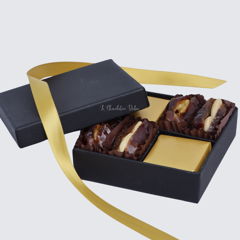 Set of 20 Premium chocolate & dates hard box
