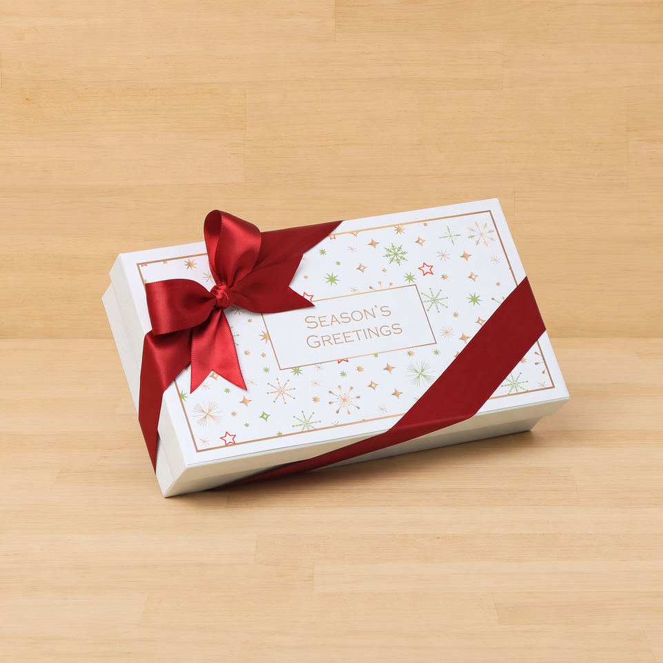 Premium Season's greetings Stars designed premium chocolate 8P hard box