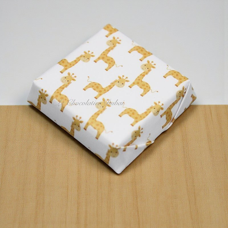 Safari animal giraffe designed chocolate