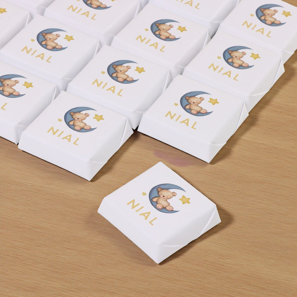 Baby boy teddy designed premium chocolate