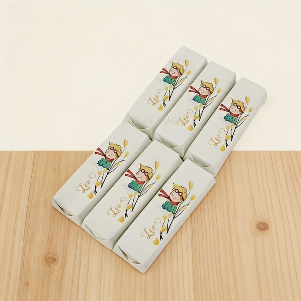Baby little adventurer designed personalized loose chocolate