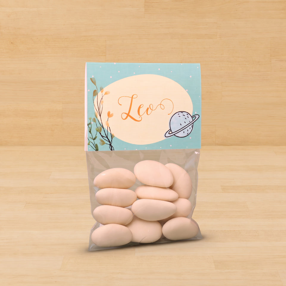 Set of 20 Personalized Almond dragees pack