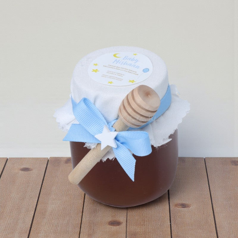 Set of 20 Acrylic star decorated honey jar