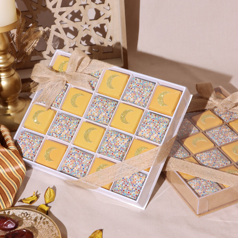 Ramadan eid designed chocolate 20 -piece hard box