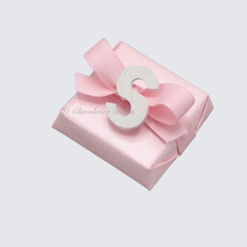 S letter decorated loose premium chocolate