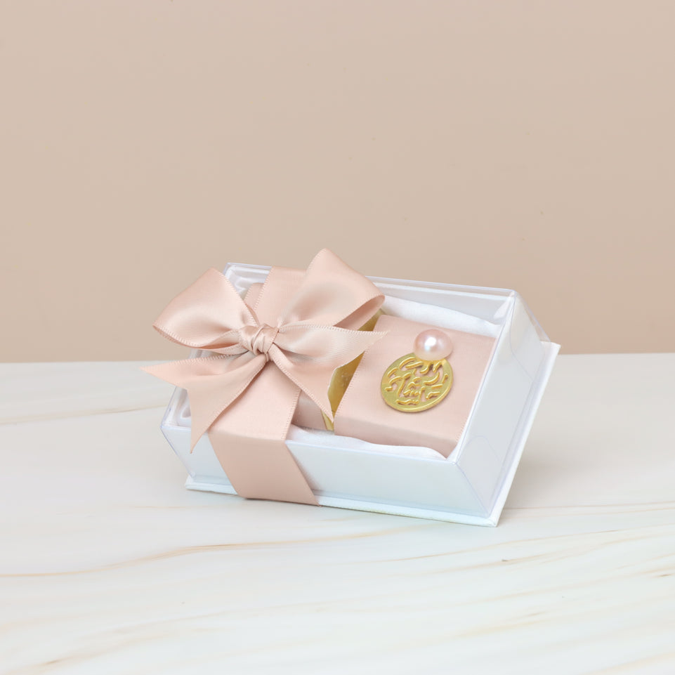 Set of 20 Baby girl decorated premium chocolate 2pc view top box