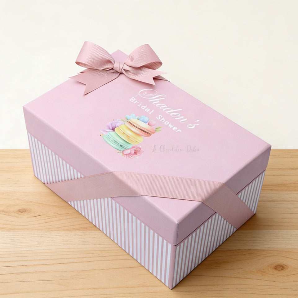 Flower ceramic souvenir & chocolate printed hard box