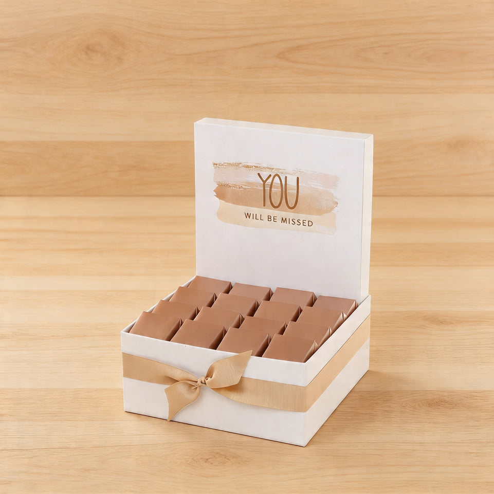 You will be missed stain designed premium chocolate medium hamper