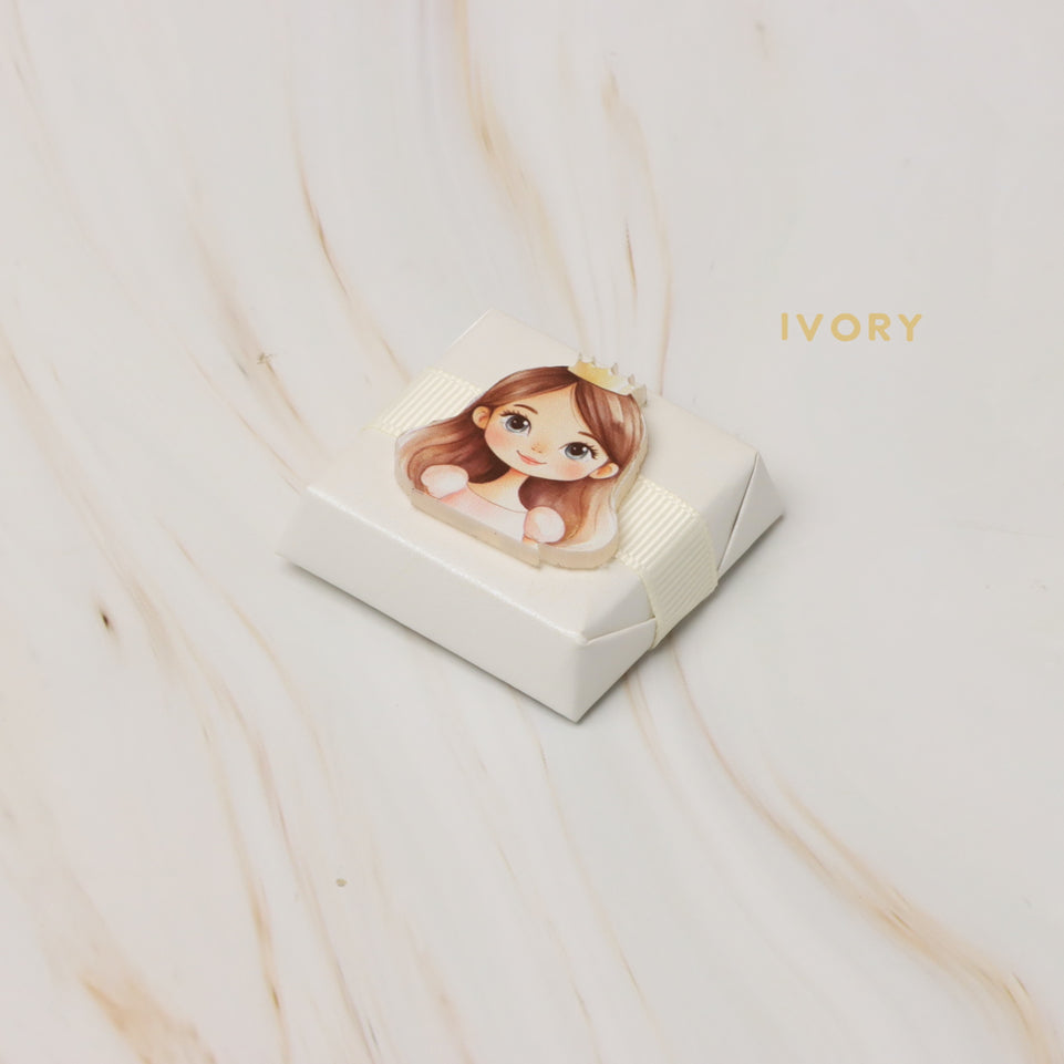 Baby girl princes acrylic decorated premium chocolate